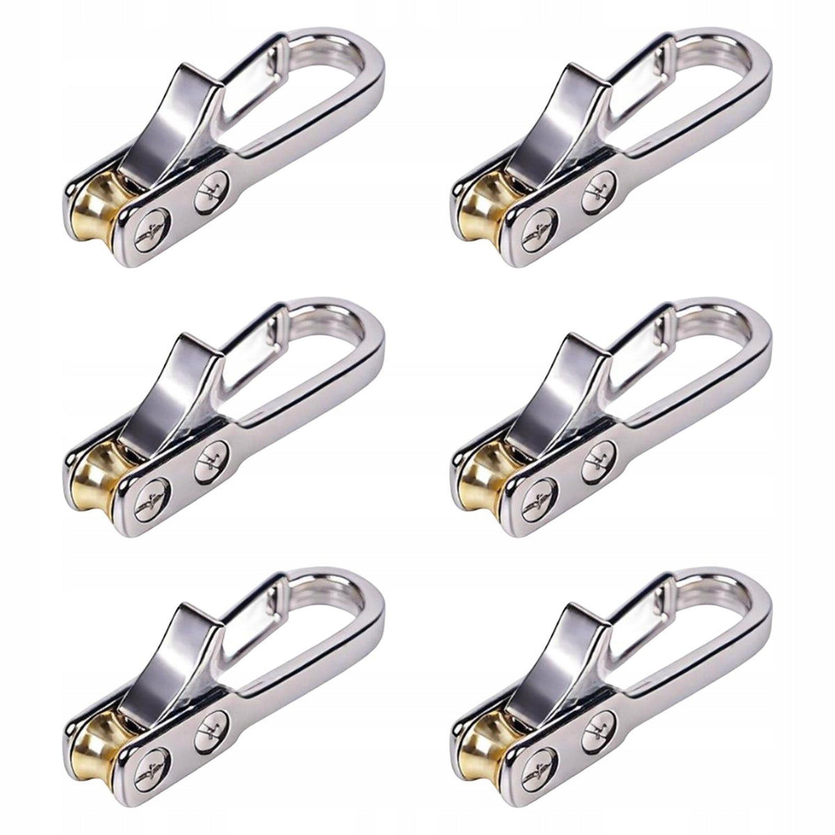 Roller Tensioner High Strength Lightweight Versatile Sturdy Metal 6 Pieces