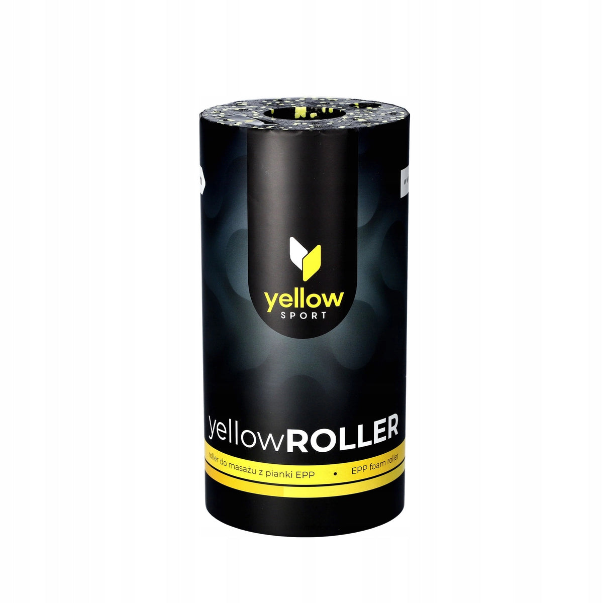 Roller for Massage Exercise Muscle Abdominal Foam Smooth 30 cm EPP Brand yellowSPORT