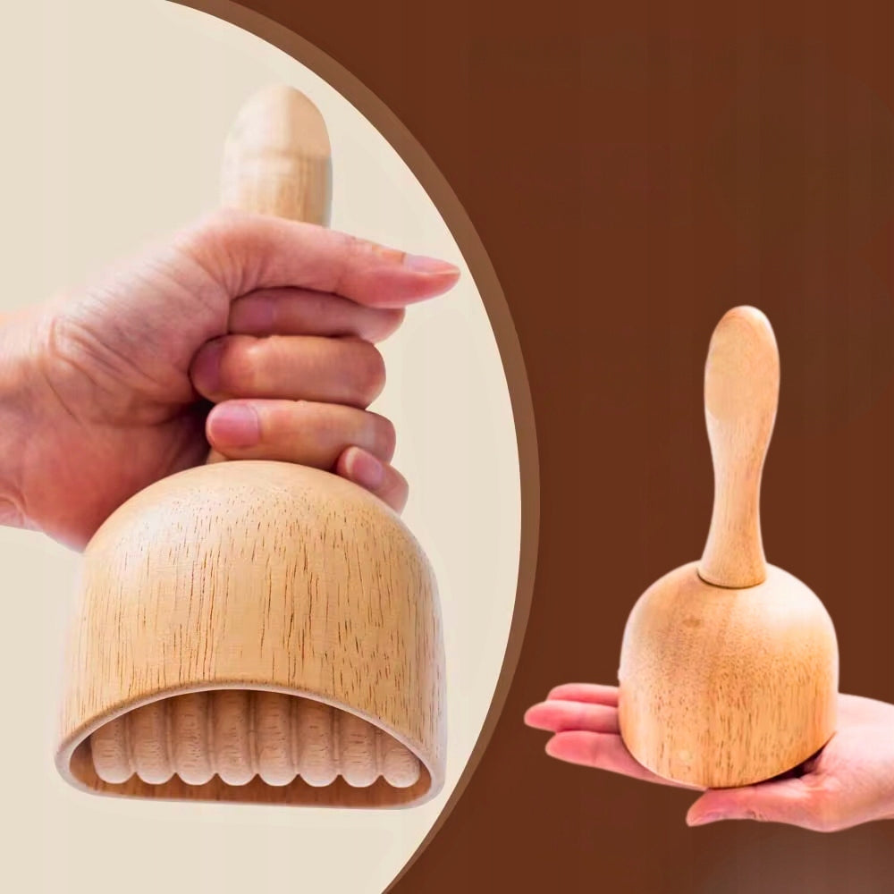 Roller for relaxing massage of the body of the legs wooden anti-cellulite massager Brand no brand