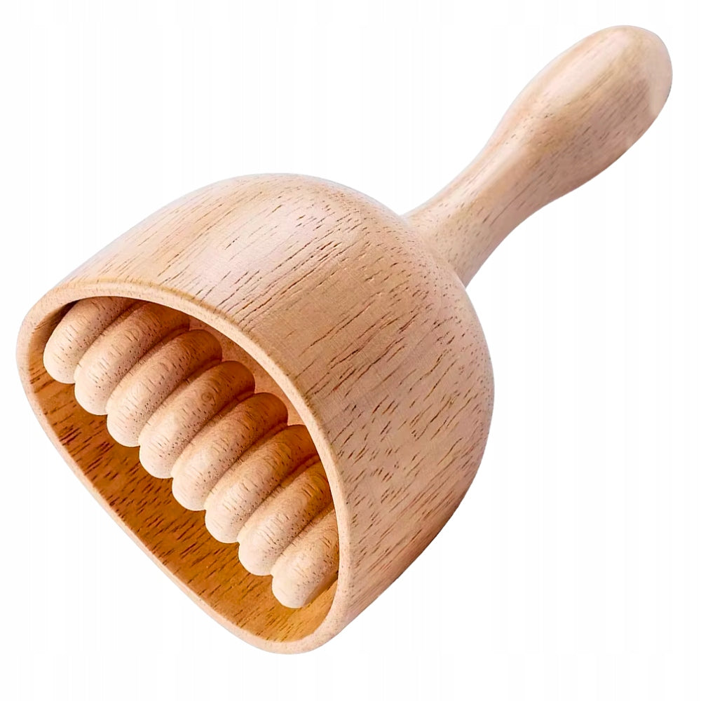 Roller for relaxing massage of the body of the legs wooden anti-cellulite massager Packaging status original