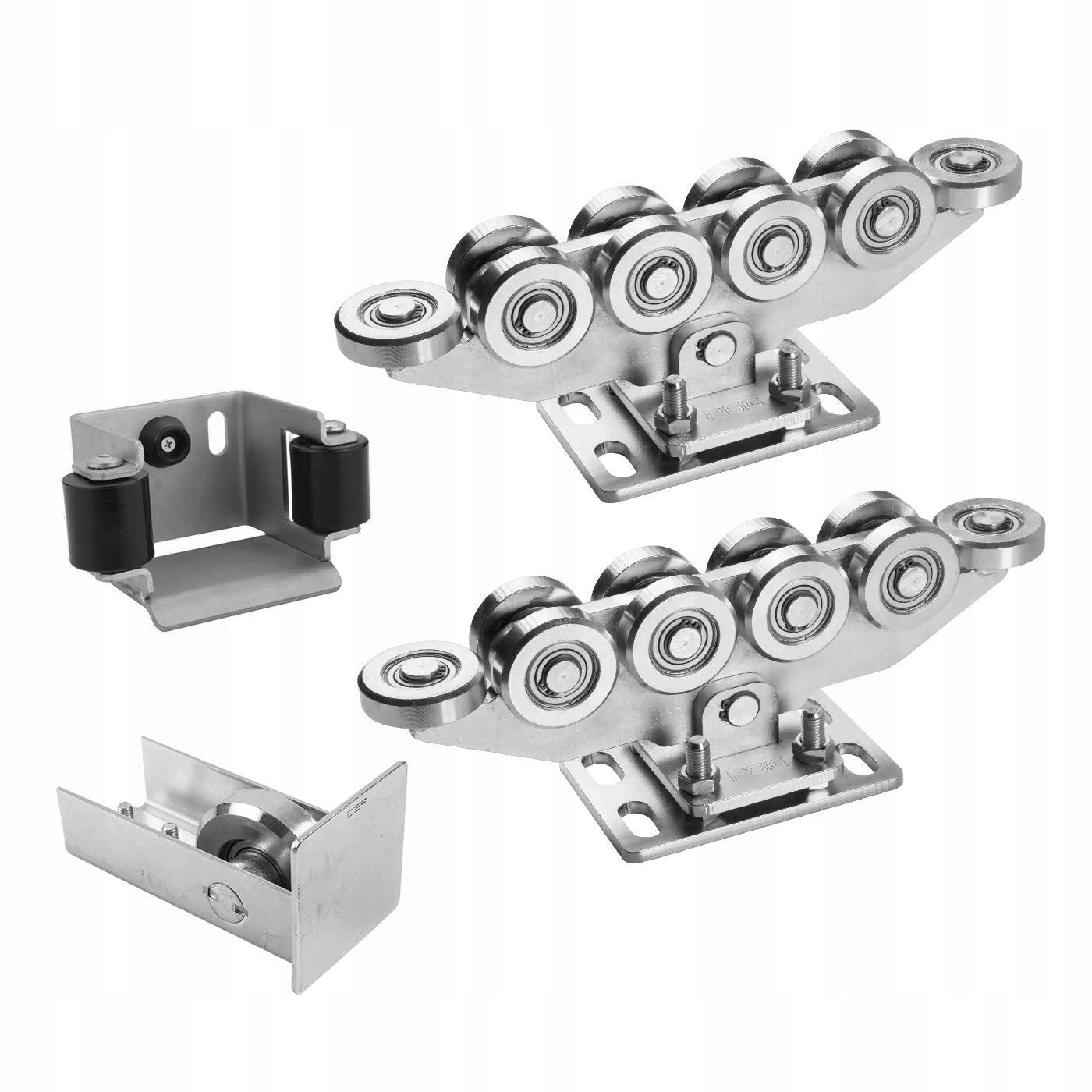 Roller trolleys for sliding gate 80x80 x 5 mm 10 roller 1200kg GALVANIZED STEEL Manufacturer code 60.10P.80