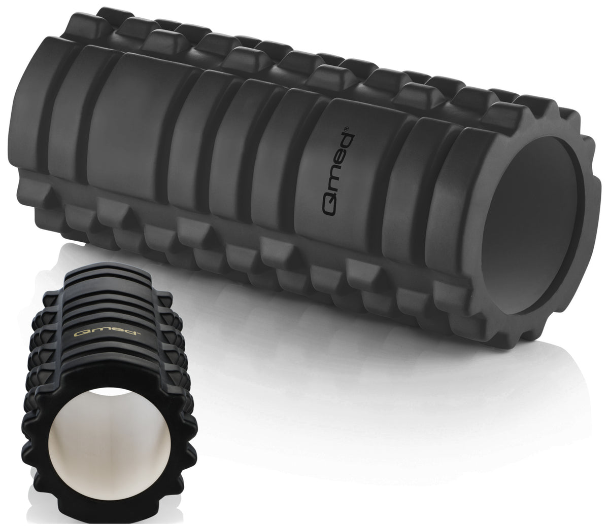 Roller with projections Qmed 33 cm x 14 cm black