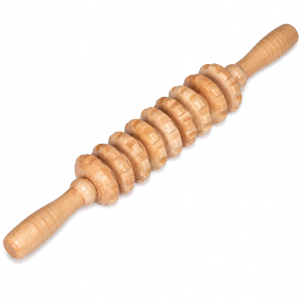 Roller with projections Relaxdays 38 cm x 5 cm brown