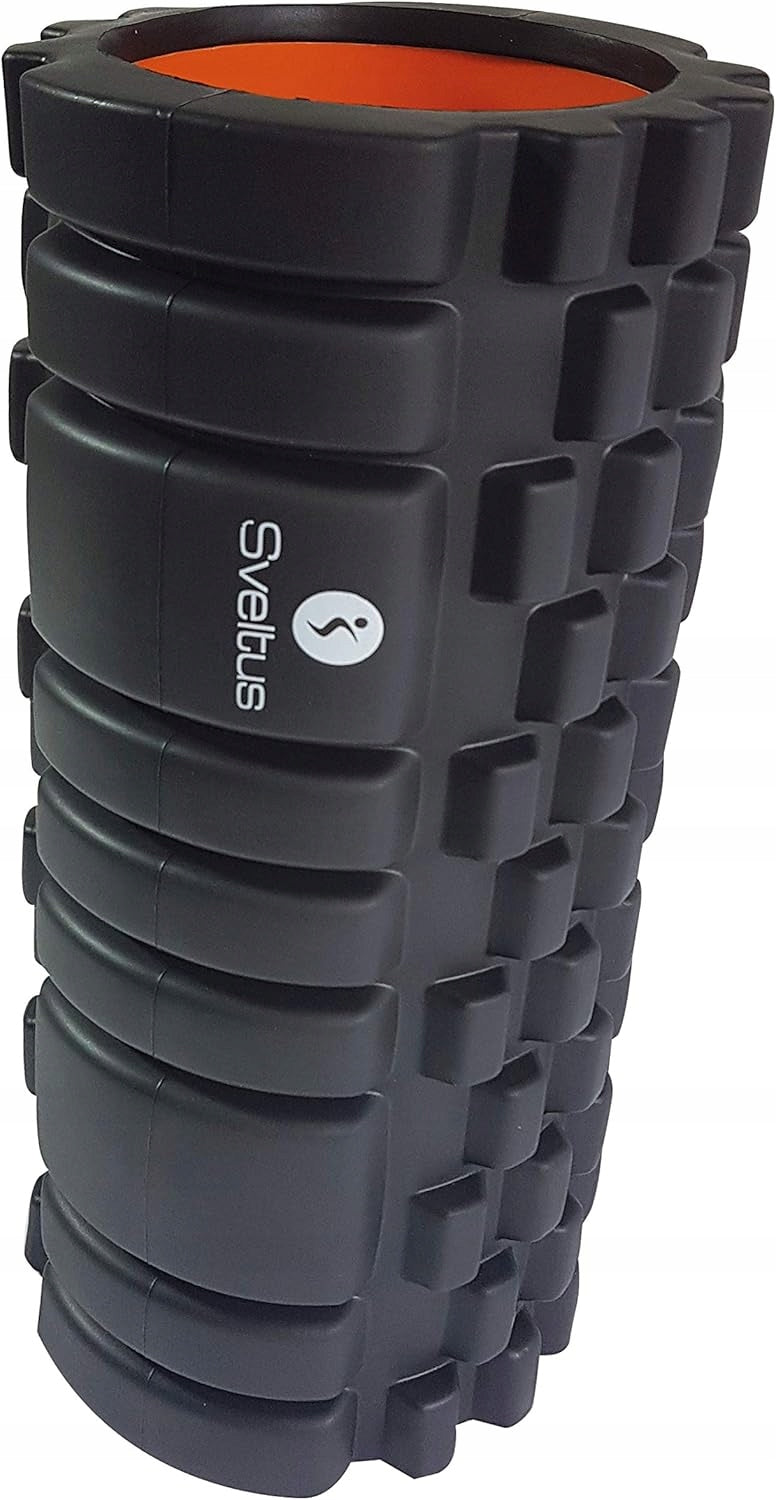 Roller with projections Sveltus 33 cm x 14 cm black