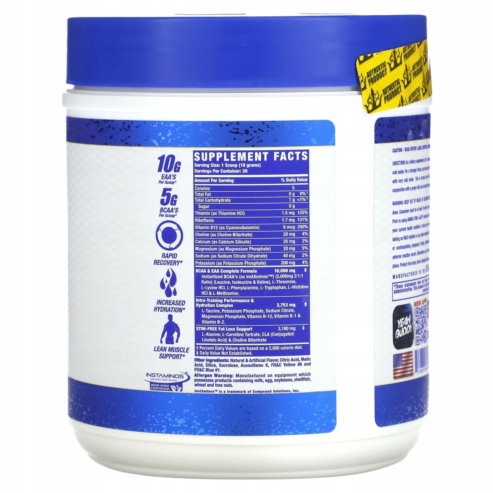 Ronnie Coleman, Signature Series, amino acid + EAA, sour apple, 540 g Expiration date at least 3 months from the date of purchase