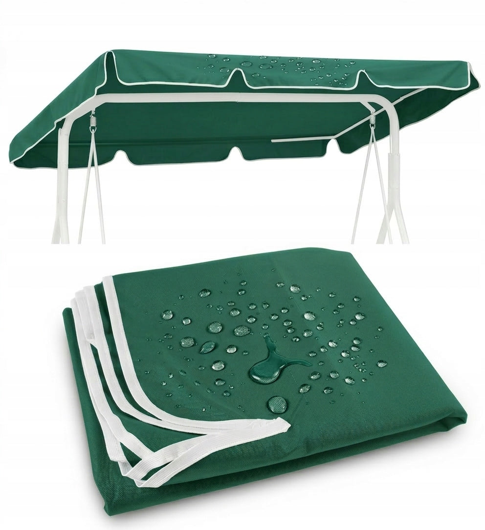 Roof Canopy for Garden Swing ANY DIMENSION Your Size Green