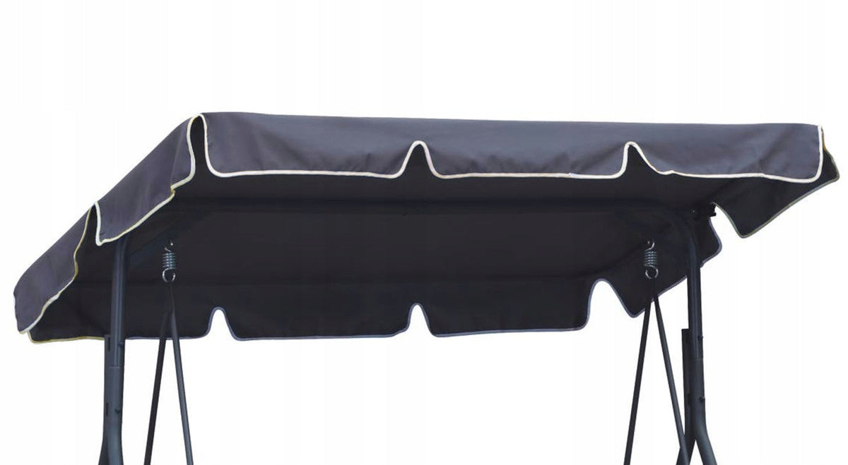 Roof Canopy for Garden Swing Any Dimension Your Size Graphite Manufacturer code DA-SZEK-007
