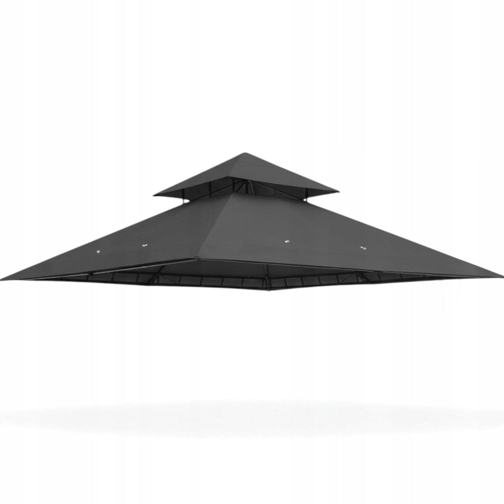 Roof for garden pavilion roof 300 cm x 300 cm 370 gr/m2 ANTHRACITE