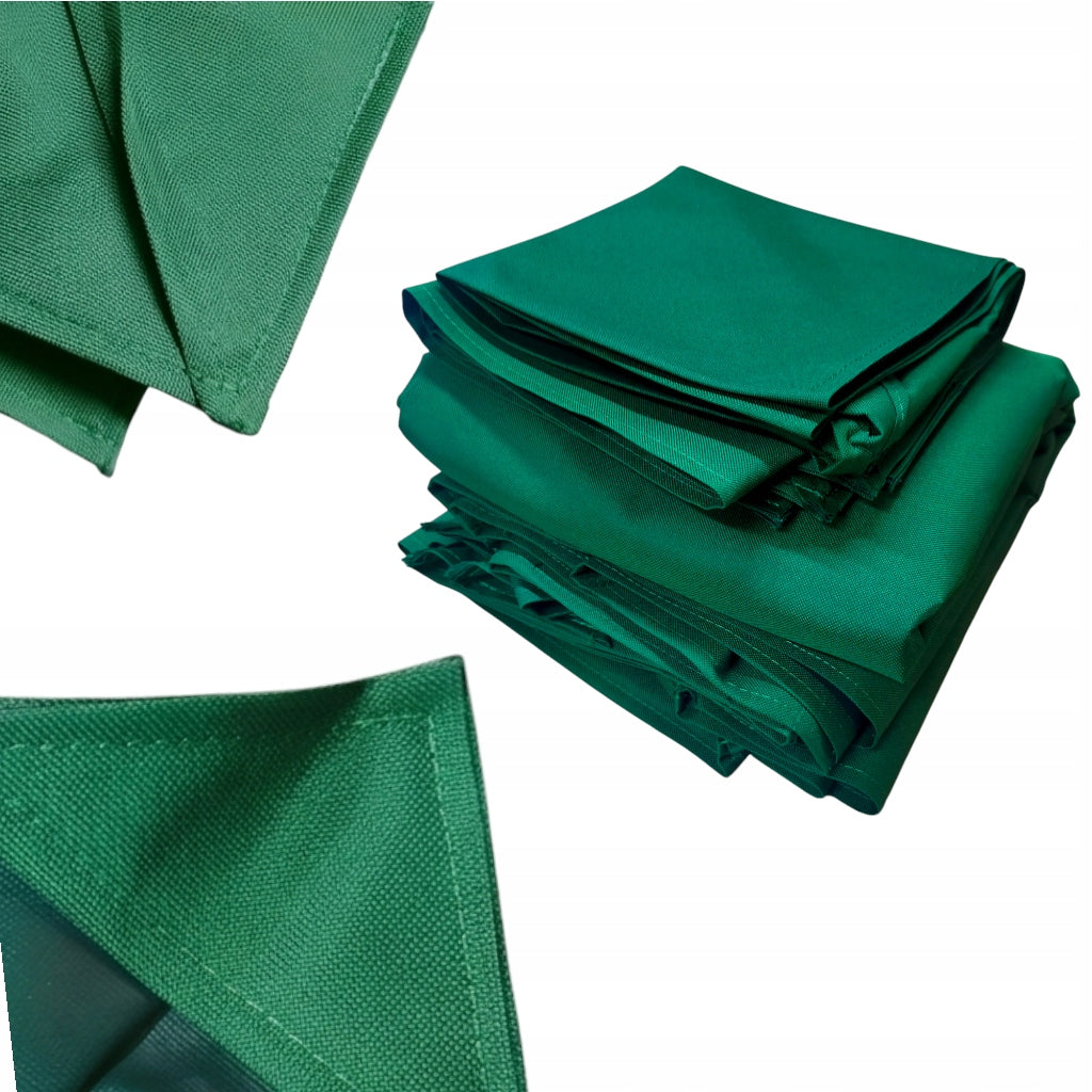 Roof for garden pavilion roof 300 cm x 300 cm 370 gr/m2 green Width 3 m