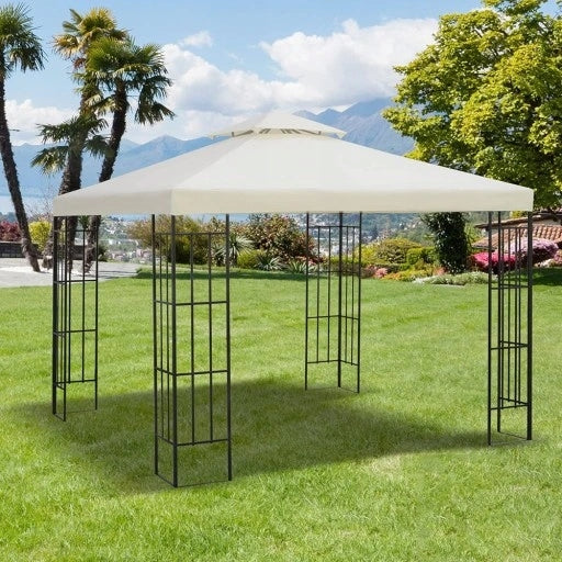 Roof for garden pavilion roof 300 cm x 300 cm waterproof BEIGE Color beige