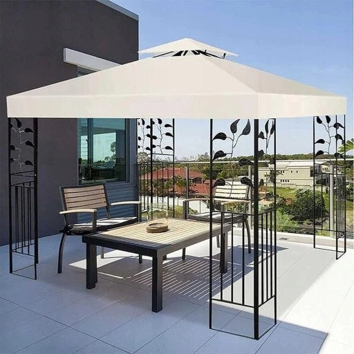 Roof for garden pavilion roof 300 cm x 300 cm waterproof BEIGE Manufacturer code D88X