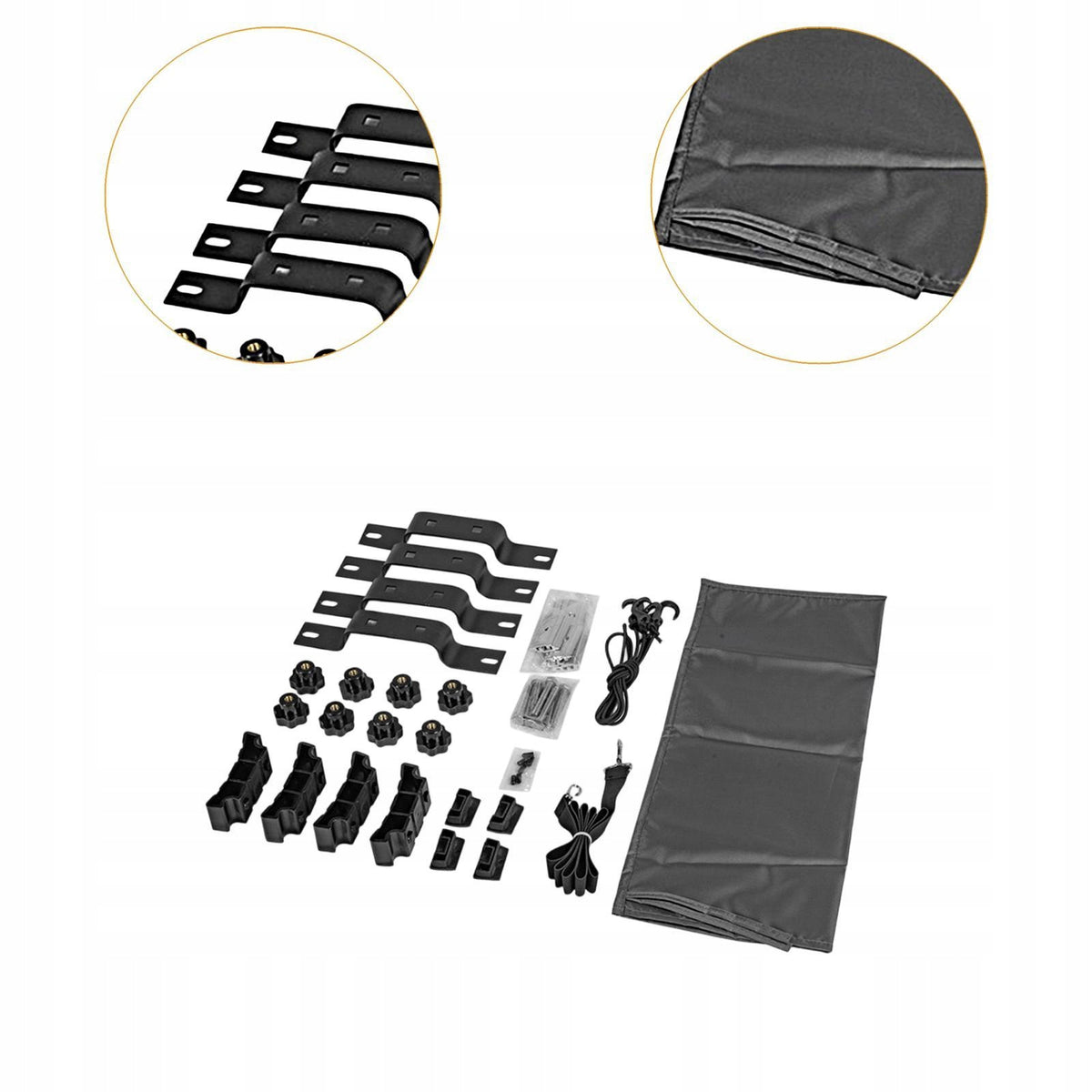 Rooftop Tent Brackets Spare Part, Easy To Install, Rooftop Quick Release Packaging status original