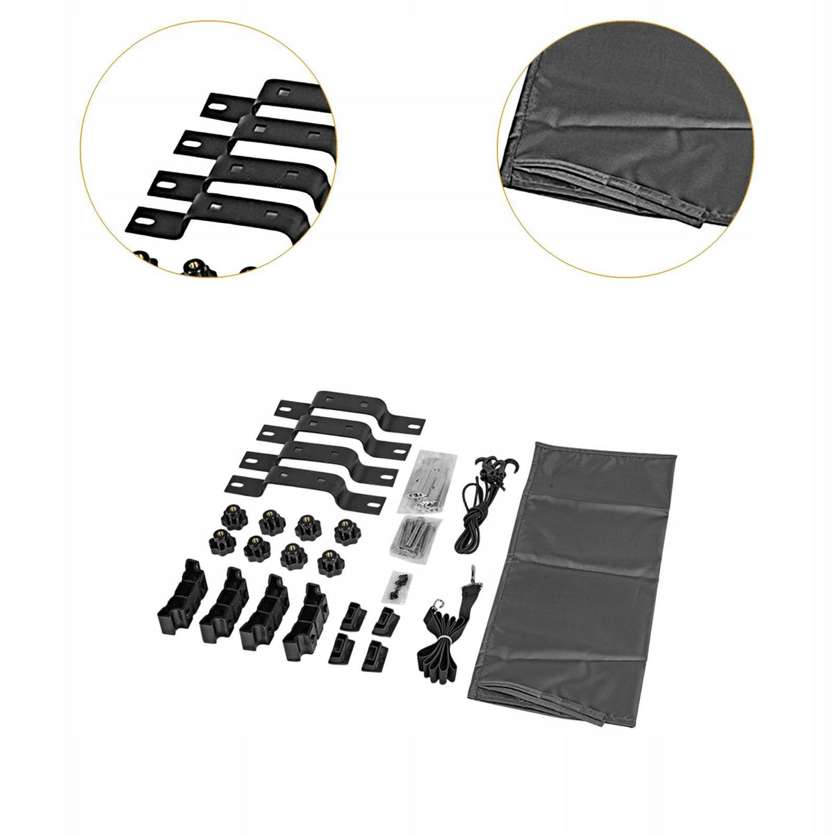 Rooftop Tent Mounting Clamp Professional Rooftop Tent Mounting Hardware Kit Packaging status original