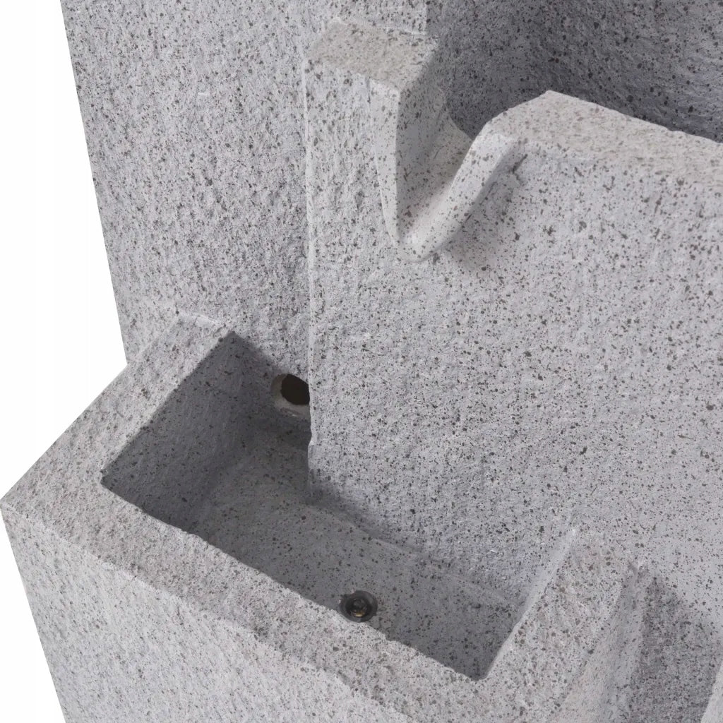 Room Fountain with LED Light, Polyester Resin Product height 40.6 cm