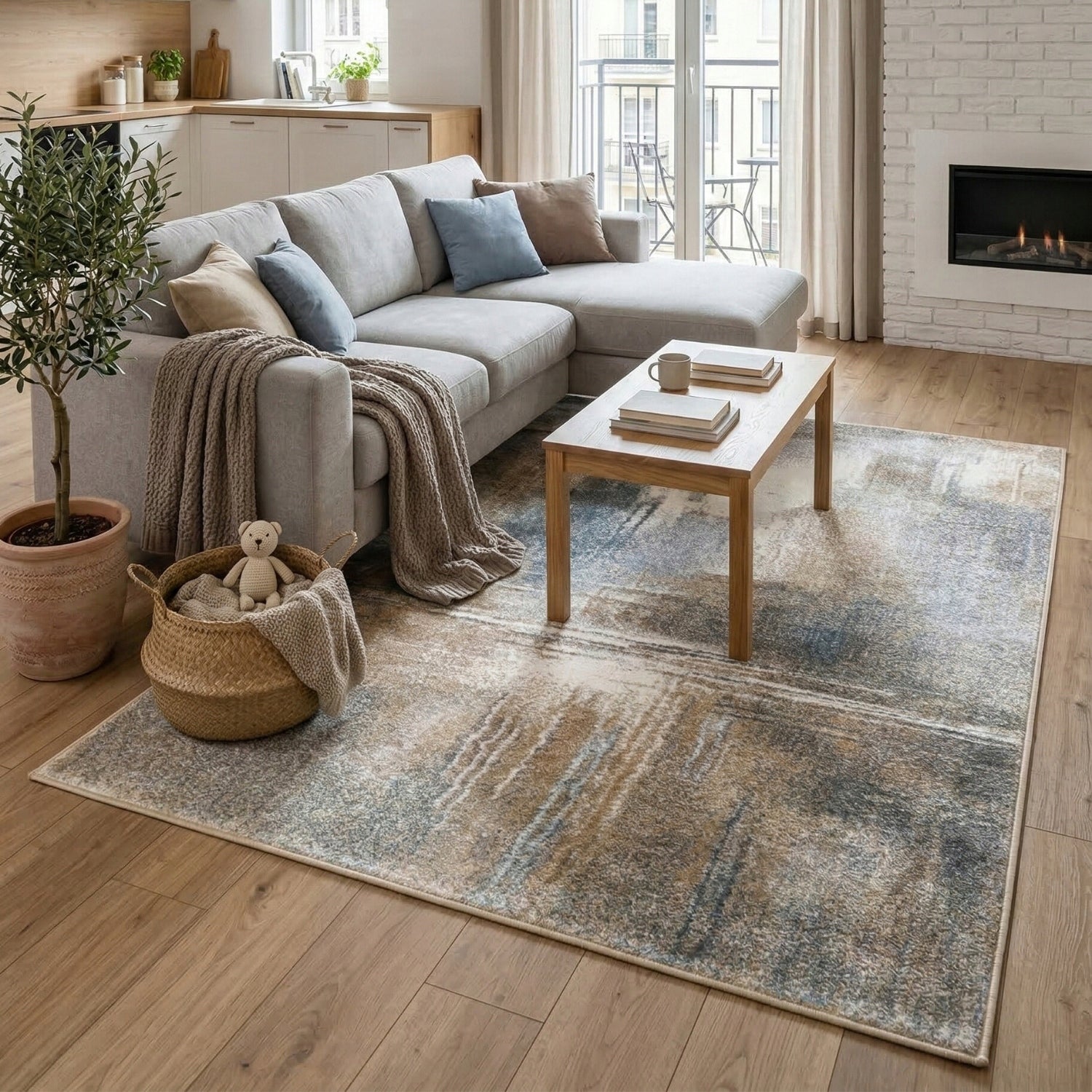 Room Rug Modern Dense Premium 120x170cm Soft Nice Elegant Brand e-floor