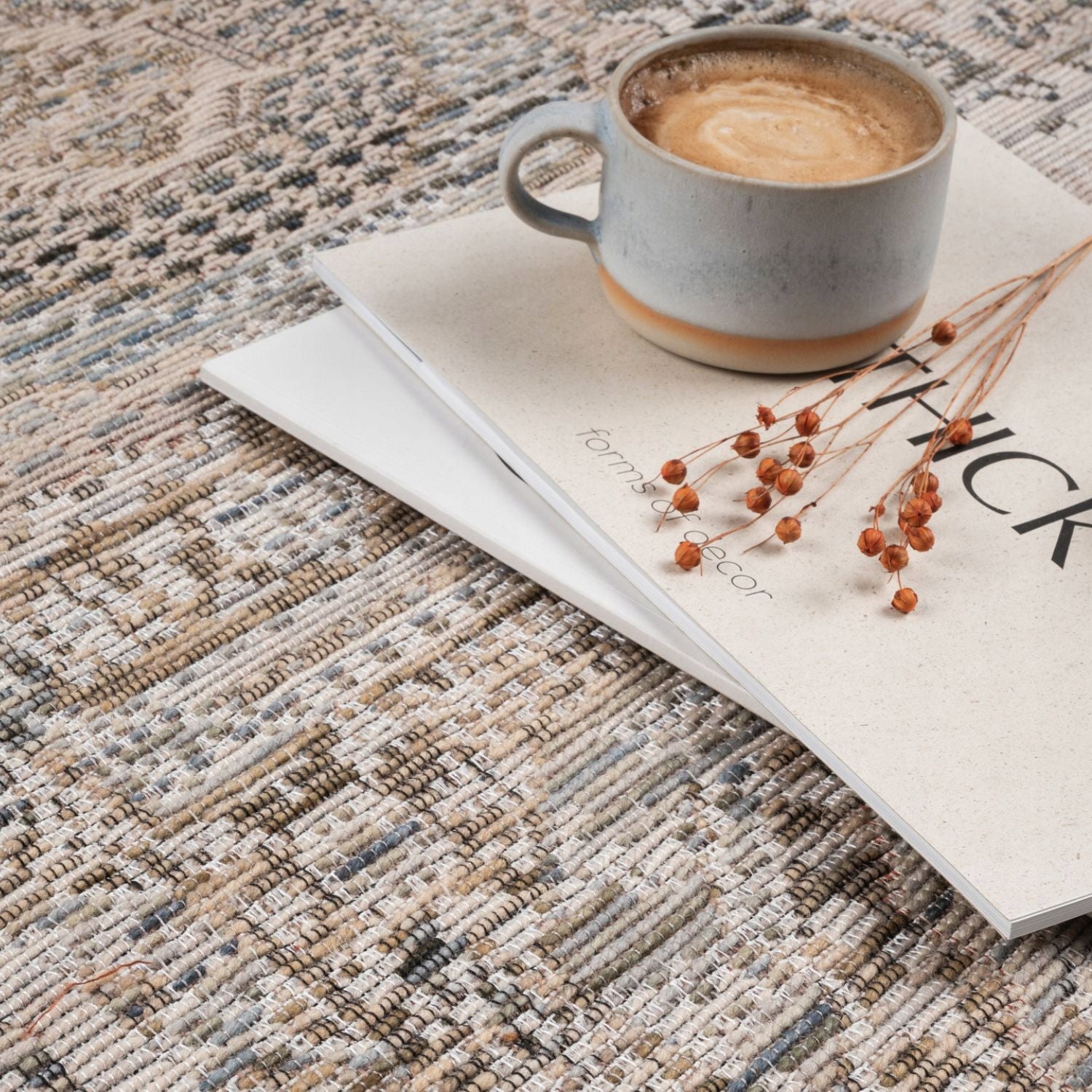 Room Wool Carpet 120x180cm Natural Classic Warm Durable Premium Thickness 5 mm