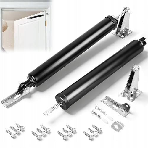 Room door closer automatic 2 pcs black Brand no brand