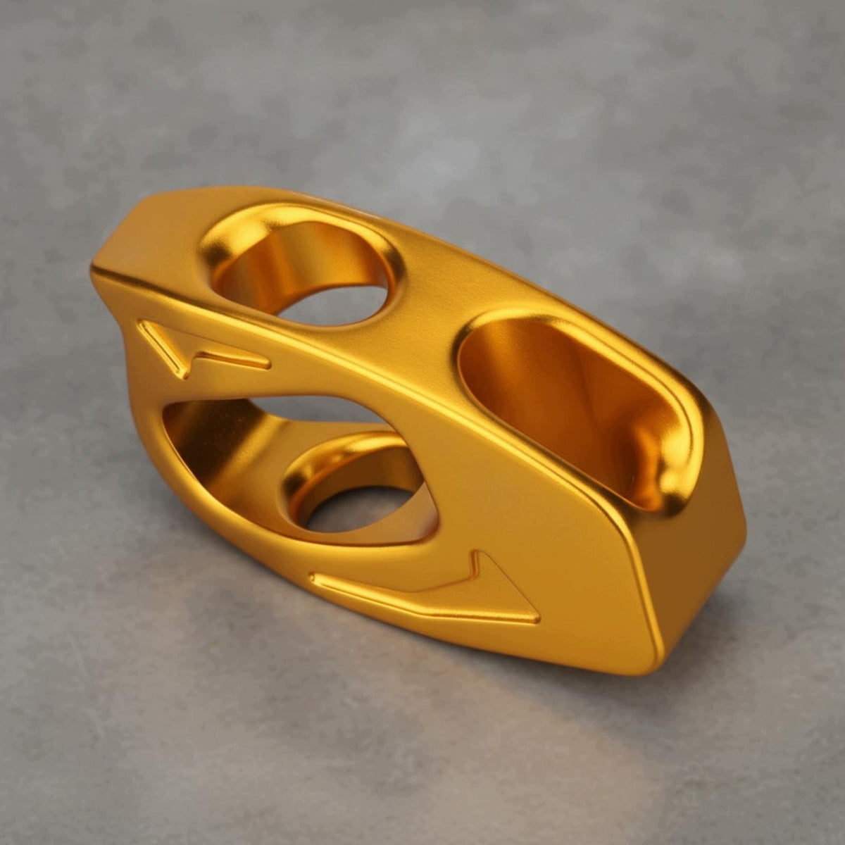 Rope Adjustment Device 7075 Aluminum Alloy Rope Length Adjuster Gold Packaging status original