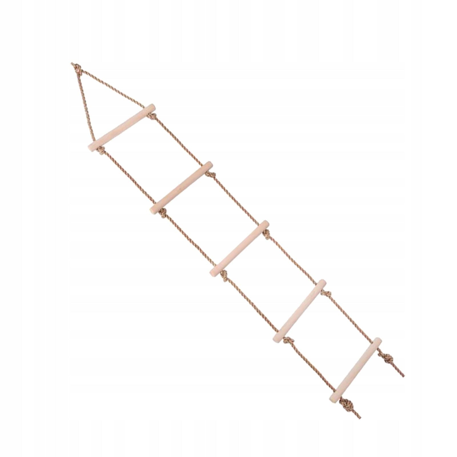 Rope Climbing Ladder Wooden Playhouse Ladder Toy