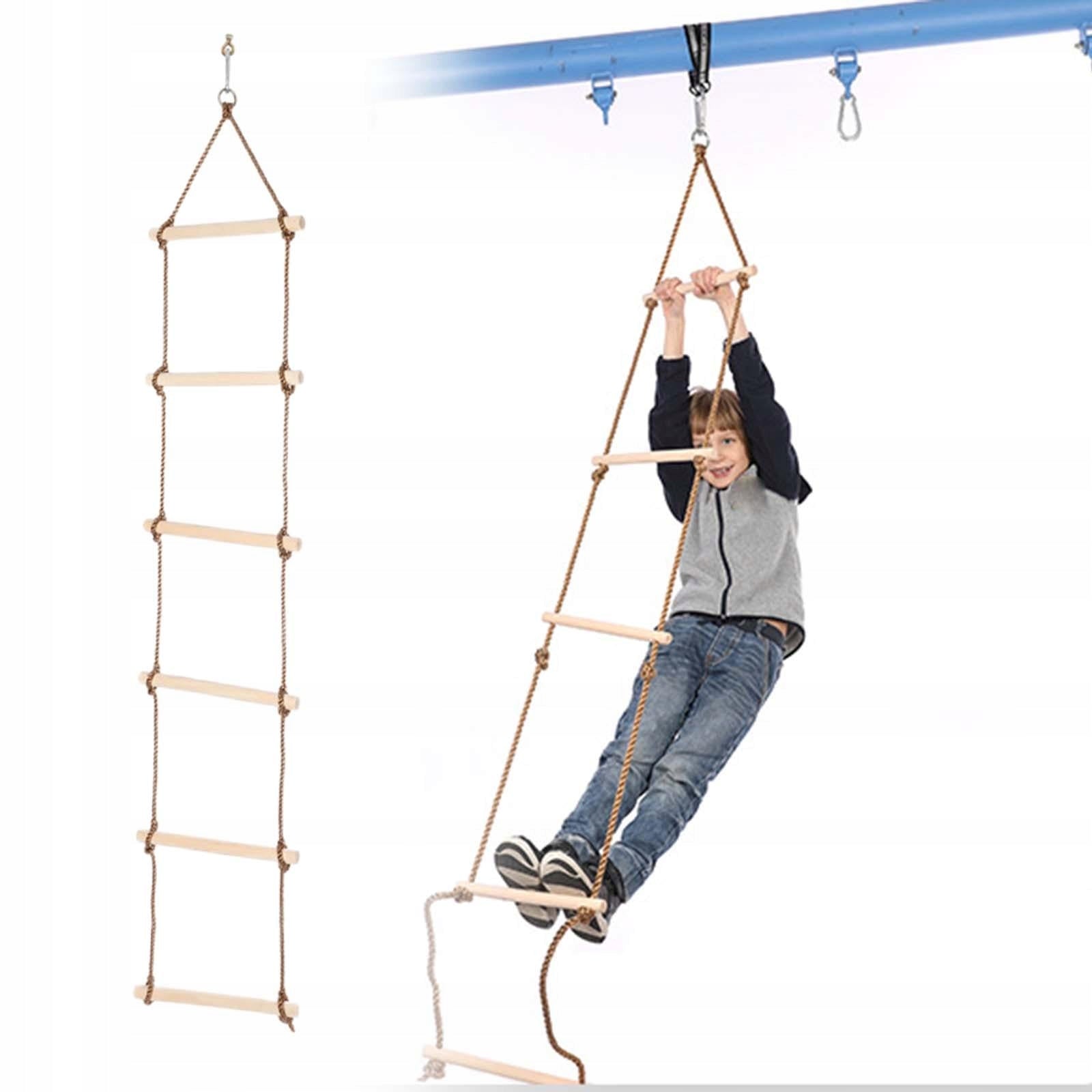 Rope Ladder Accs Swivel Tools Rotary Connector Climbing Game Toys Wooden Brand no brand