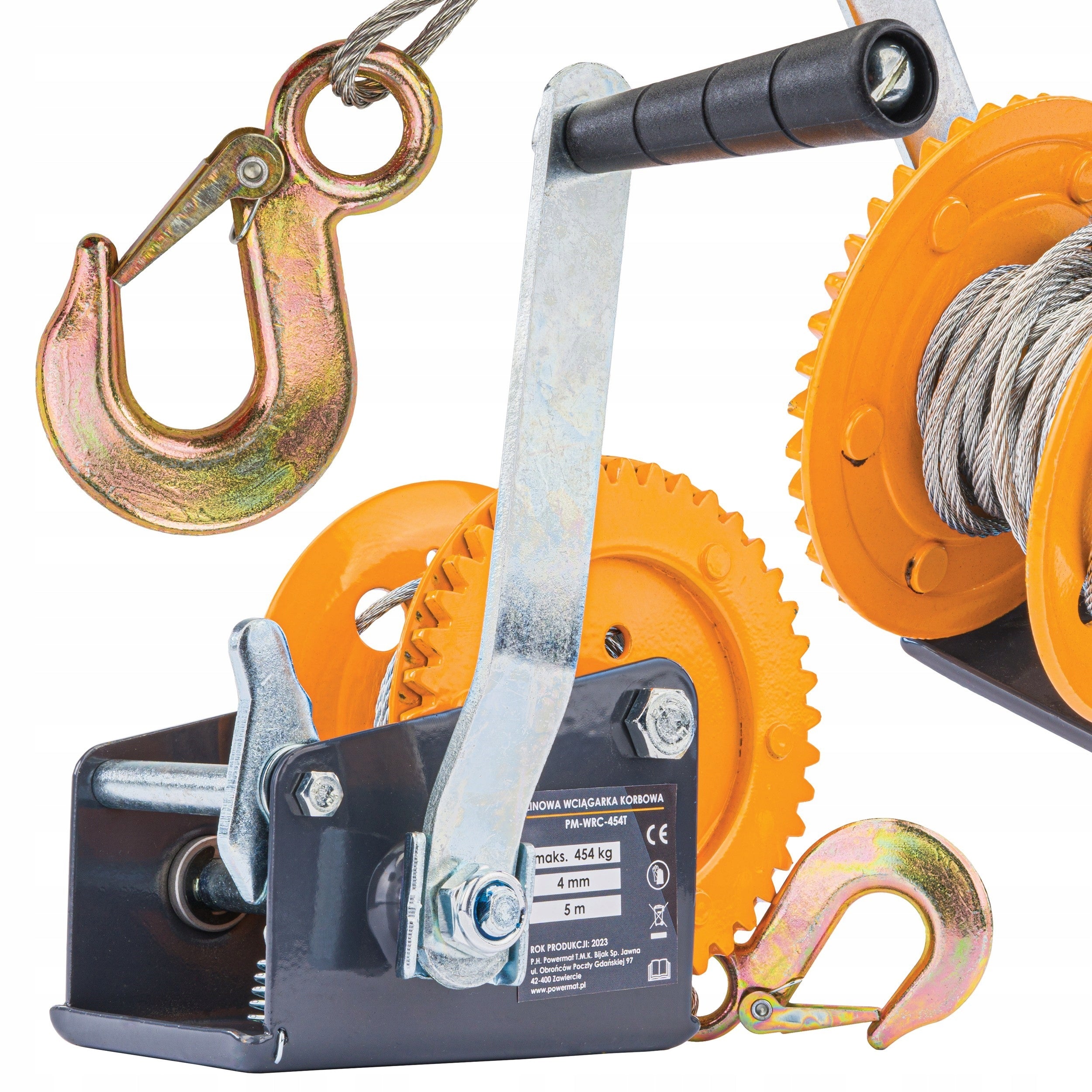 Rope WINCH Hand Crank WINCH 454kg 5m Per Crank