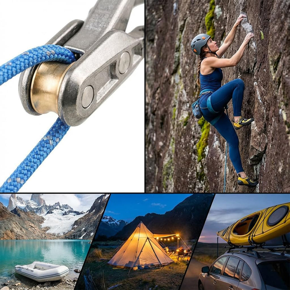 Rope With Roller Tensioner Premium Rope Slide Bold Easy Pull Packaging status original
