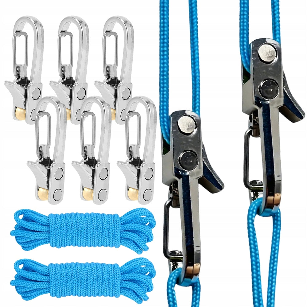 Rope With Roller Tensioner Rope Slide Adjustable Premium Solid For Boat Packaging status original