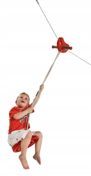 Rope descent to the square toys + plastic seat Maximum load 80 kg