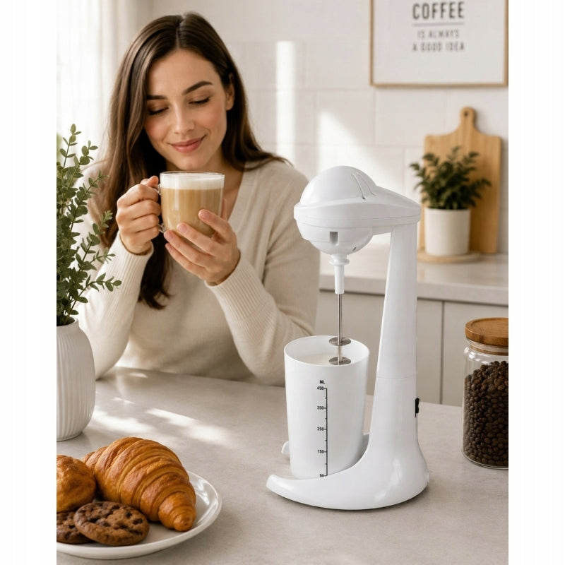 Rosberg RP51163C, 100 W, 450 ml, 2 sebességfokozat, Fehér, Frappé mixer Manufacturer code 55R51163CW