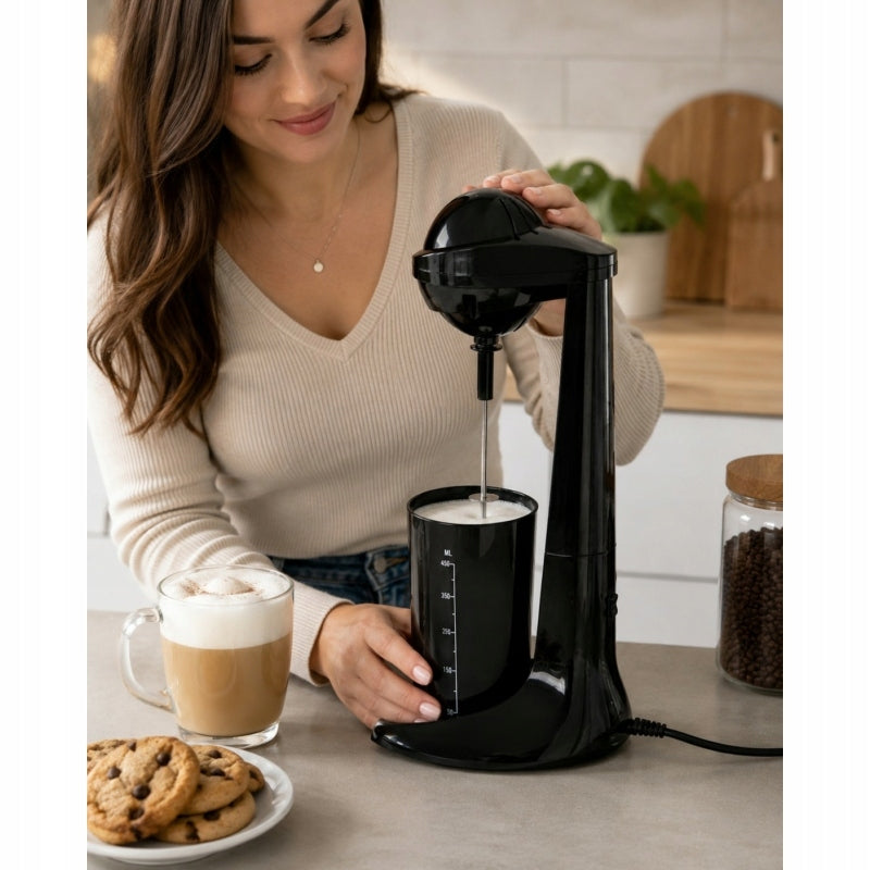 Rosberg RP51163C, 100 W, 450 ml, 2 sebességfokozat, Fekete, Frappé mixer Manufacturer code 55R51163CB