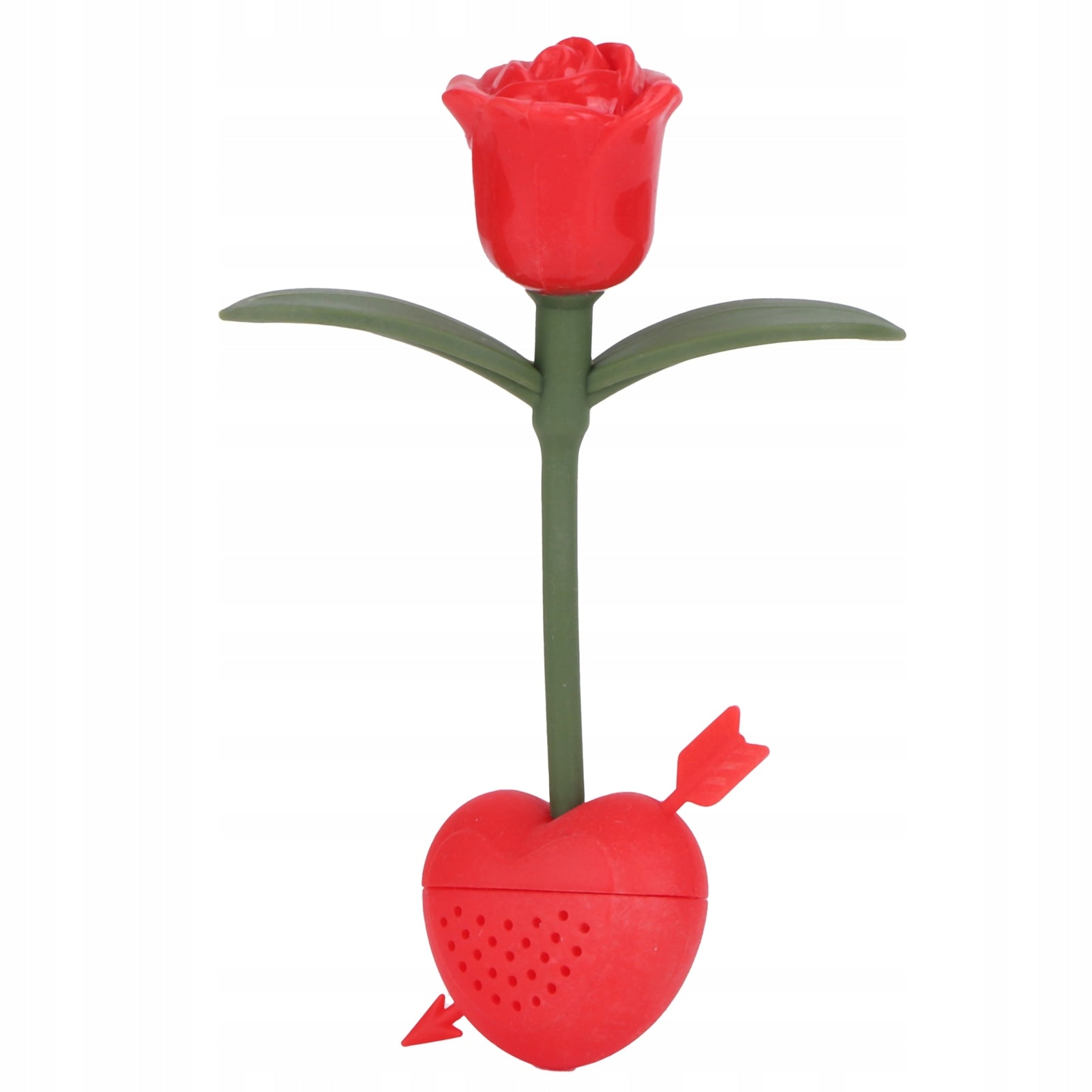 Rose Shaped Tea Strainer Silicone Tea Infuser with L5 Expiration date not specified