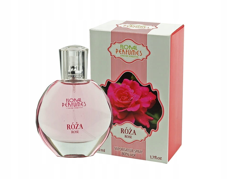 Rose eau de toilette women's floral fragrance 50ml
