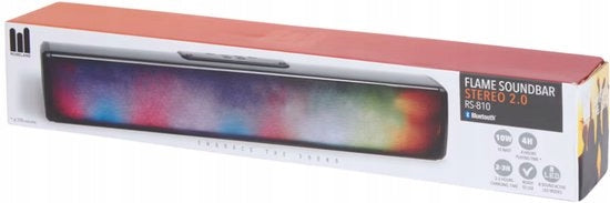 Roseland mini soundbar with light – 8 different settings