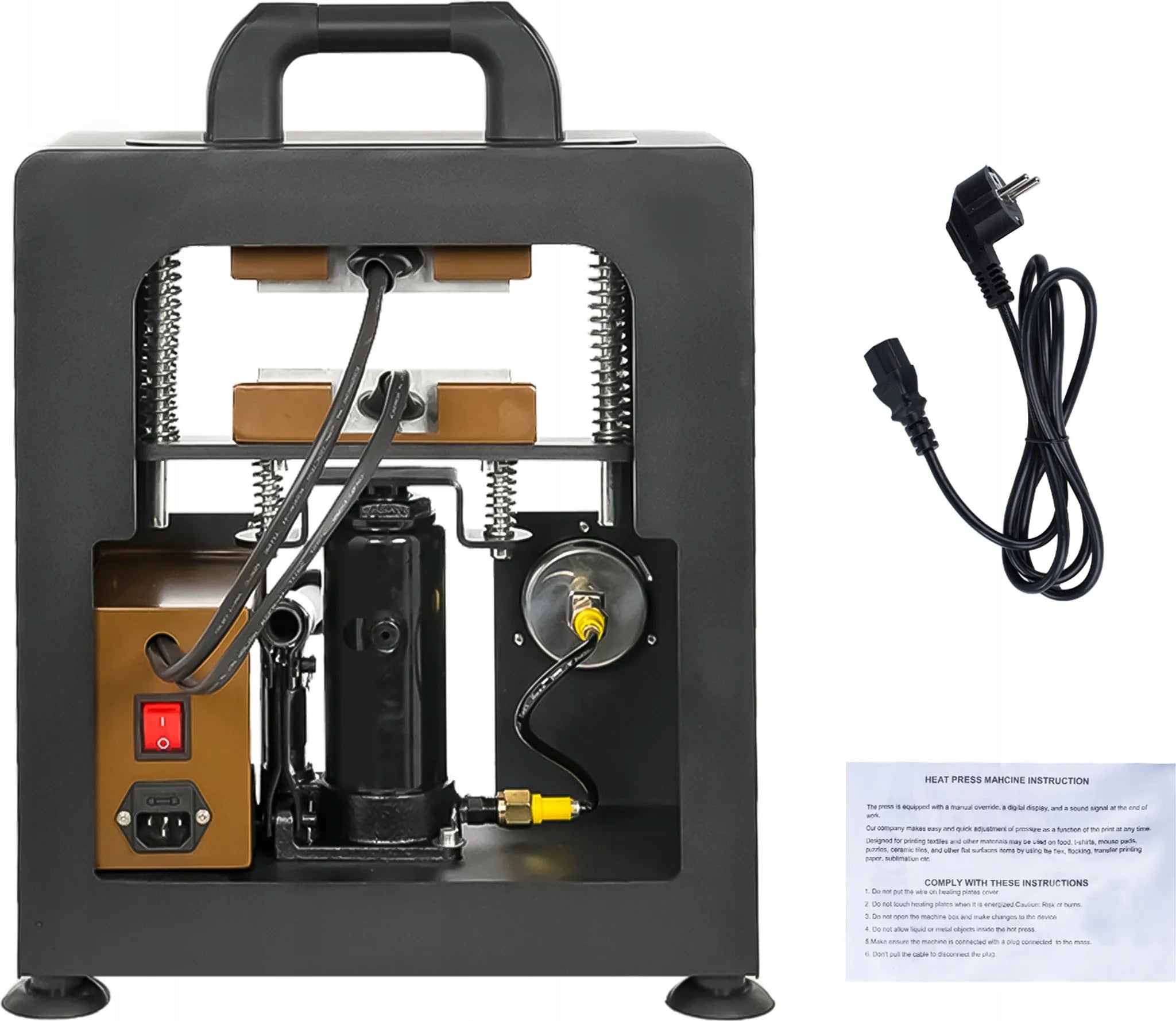 Rosin press 5 tons, 700 W, double hob