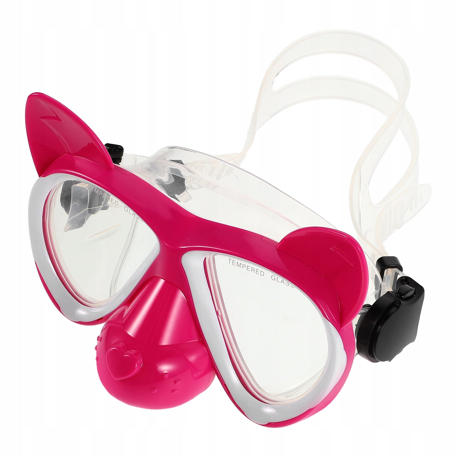 Rosy Kids Swim Goggles with Nose Covers Cartoon Dive Mask Silicone Seal