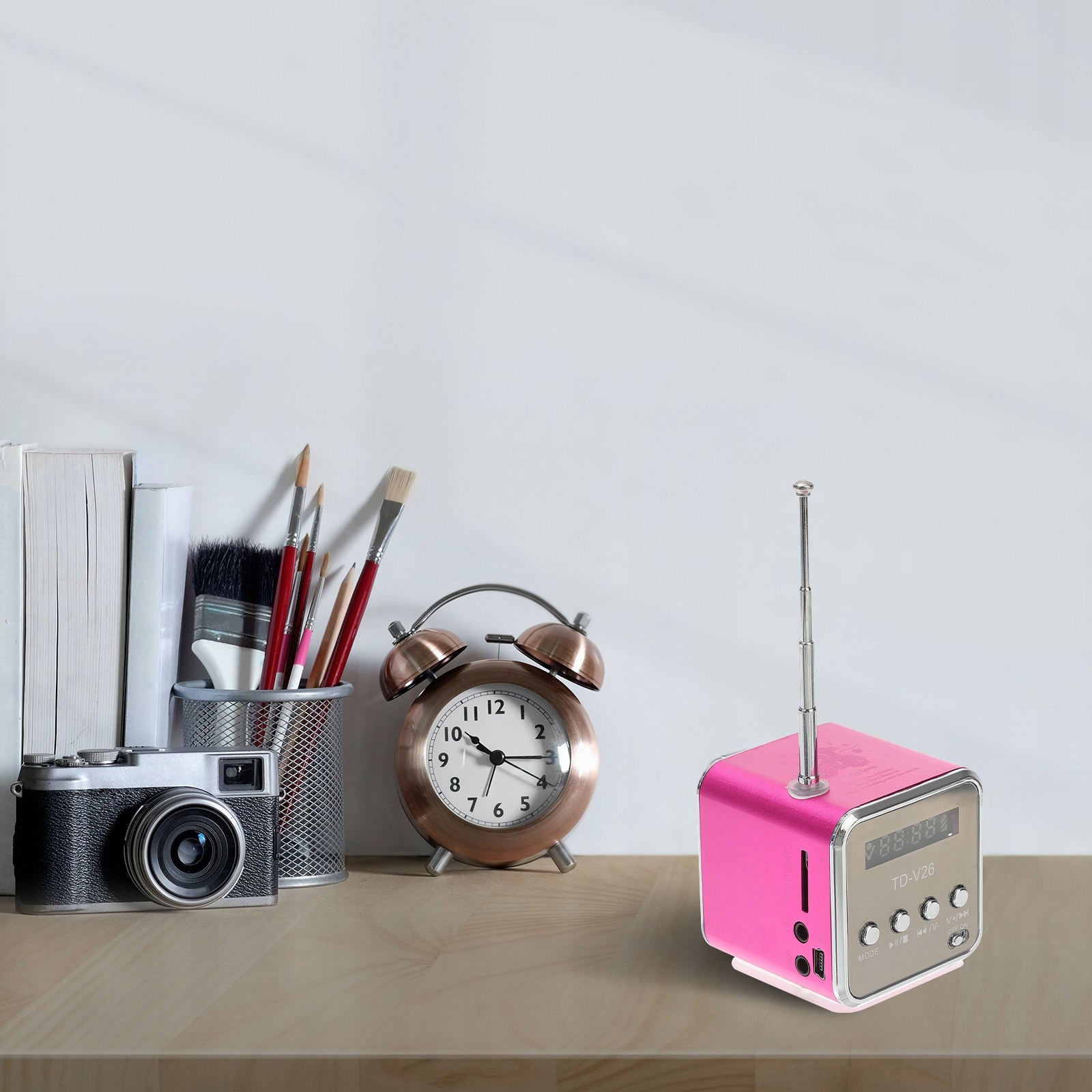 Rosy Portable Mini Digital Speaker with Fm Radio and Mp3 Playback Model other
