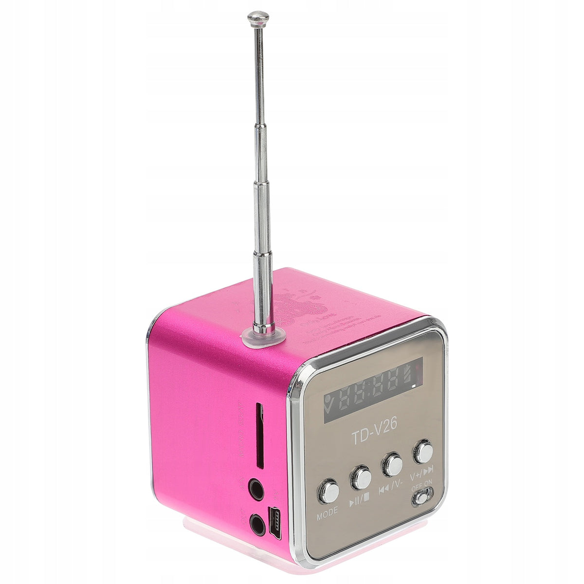 Rosy Portable Mini Digital Speaker with Fm Radio and Mp3 Playback