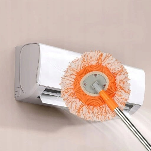 Rotary Mop 360° Telescopic Microfiber 180 Cm For Car And Furniture Floors Brand Bedee