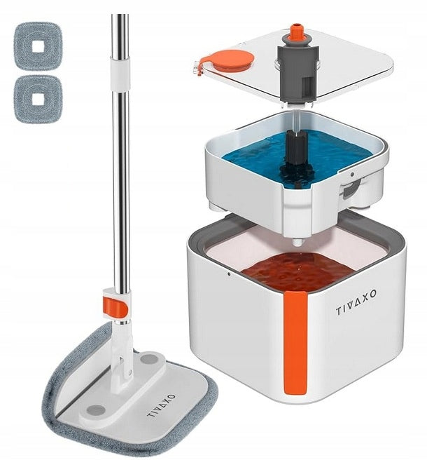 Rotary Mop Clean and Dirty Water Separation TIVAXO A11 SMART