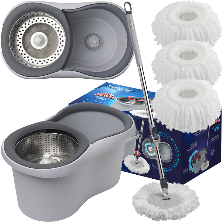 Rotary Mop with Bucket Microfiber Automatic ULTRA TURBO 360