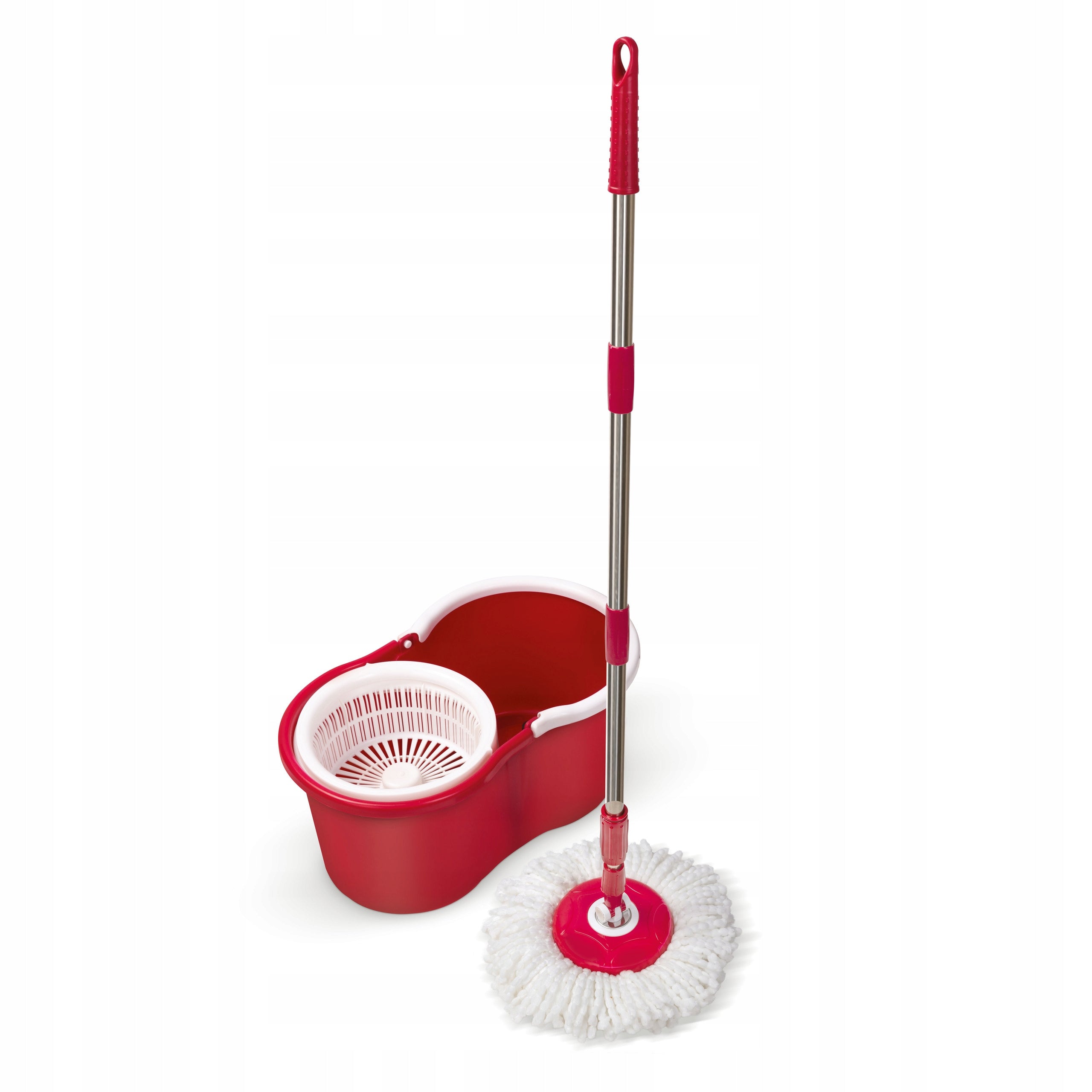 Rotary Mop with Bucket and Overlay 12 Liters Microfiber PVC Tiles SET Manufacturer code LT8061