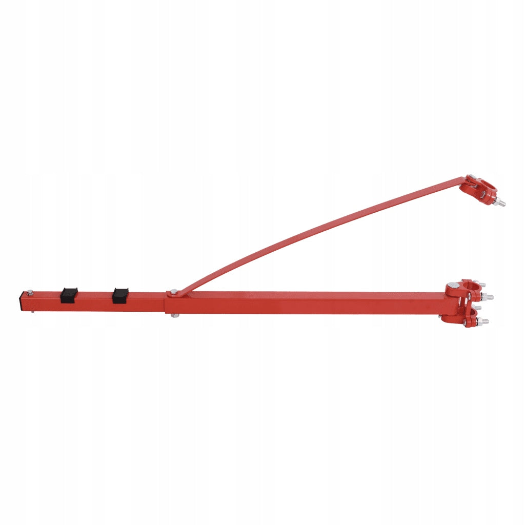 Rotary Workshop Crane with Extendable Arm, Red, Steel, 750-1150