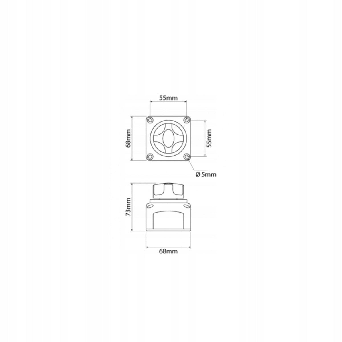Rotary battery switch/insulator, 3 position, 12 24 V, 200 A Packaging status original