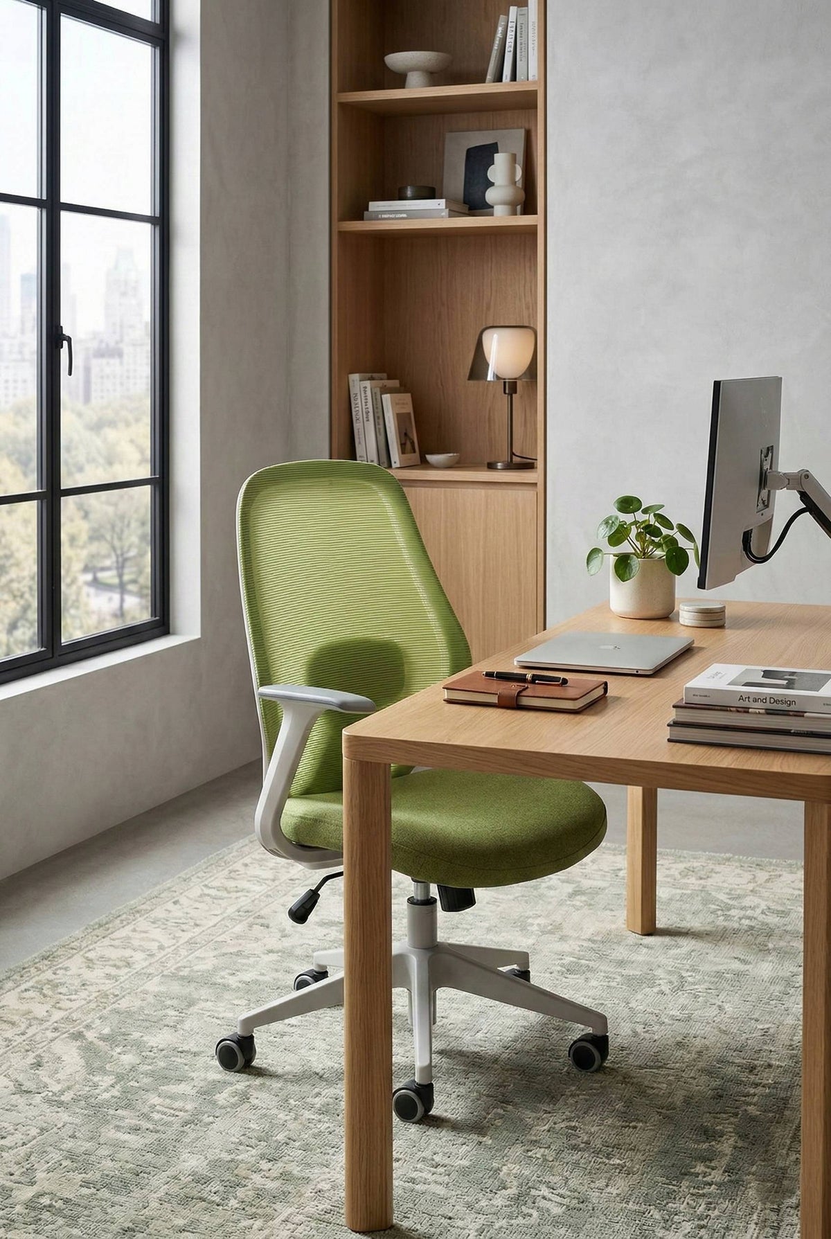 Rotary chair FB23-FX (GR) lime Brand Furnitex