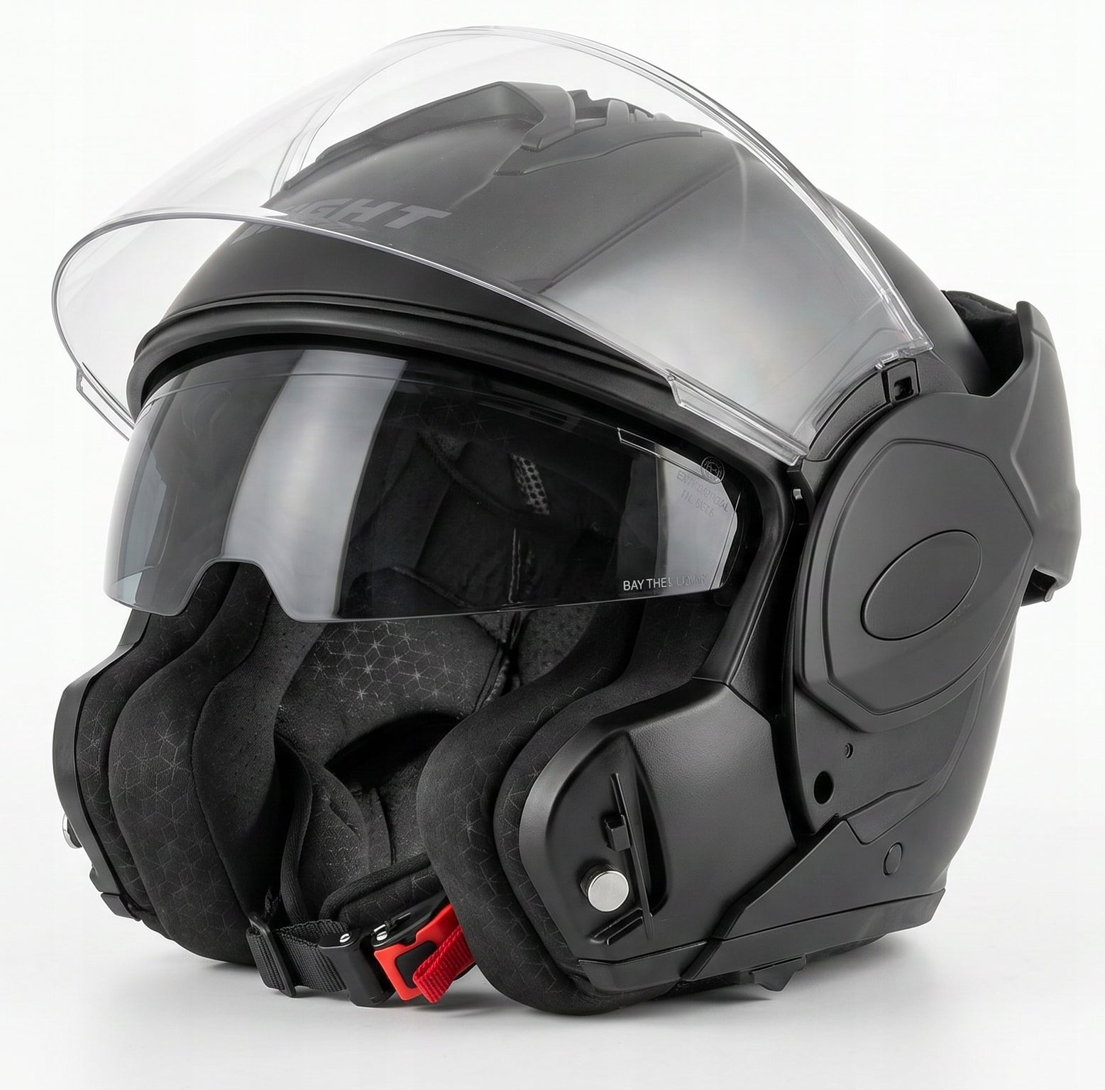 Rotary jaw helmet EIGHT FlipTech blend under intercom Black Mat r. L Packaging status original