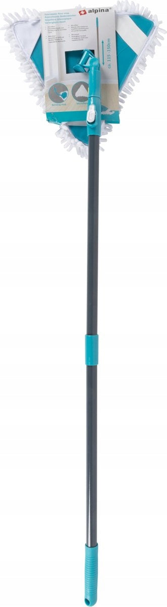 Rotary mop ALPINA 115-150 cm microfiber multifunctional + extension