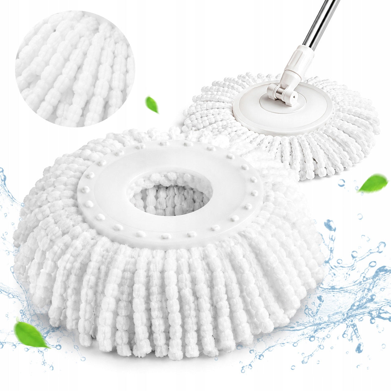 Rotary mop SPARE FOR MOP microfiber cartridge universal 9,5cm SPIN TURBO