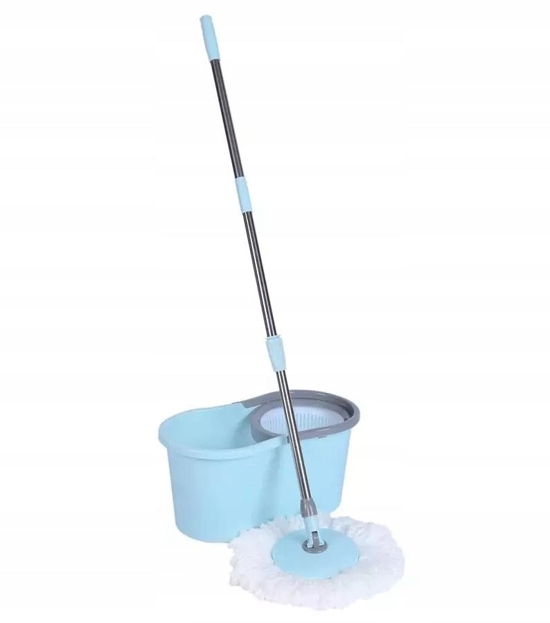 Rotary mop set with bucket and bar ZEFIR blue Packaging status original