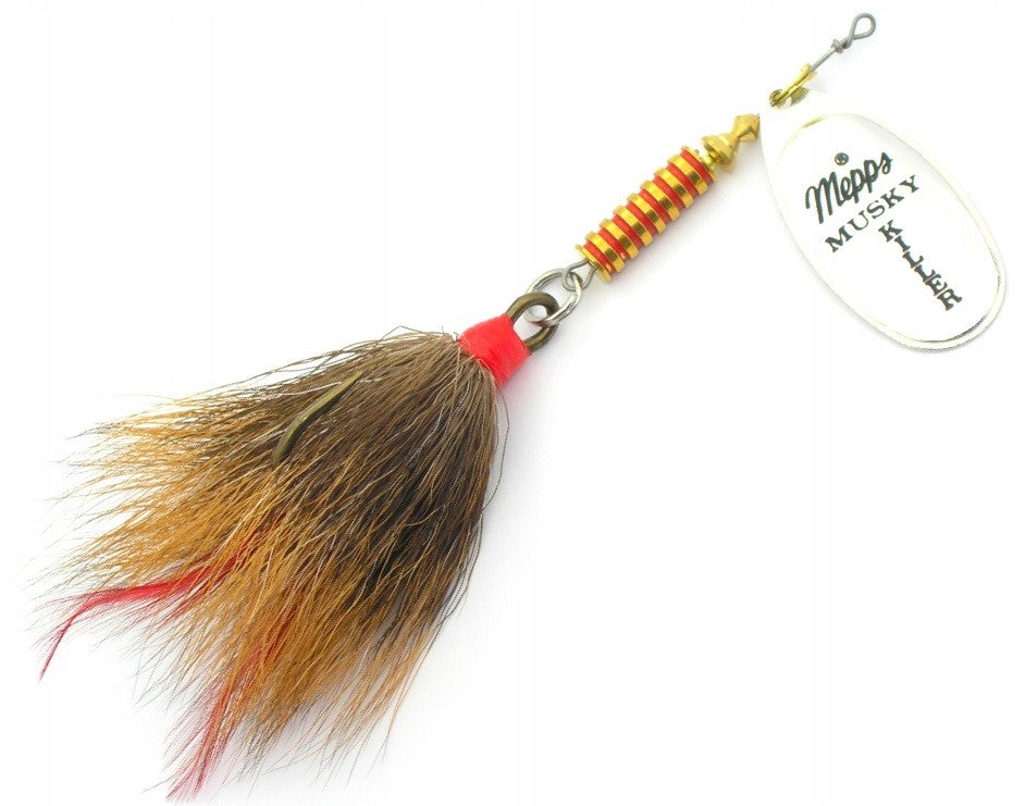 Rotary spinner MEPPS MUSKY KILLER SILVER r. 5 15 g