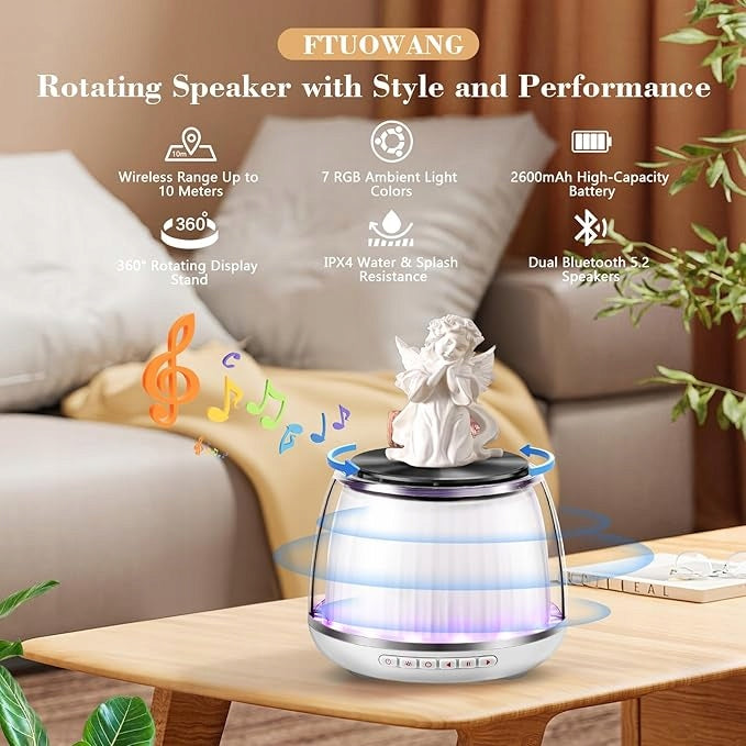 Rotating Display Stand with Colorful LED Lights BT Speaker EAN (GTIN) 5905172306132
